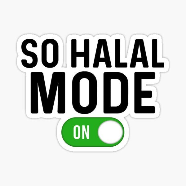 Halal mode ✅