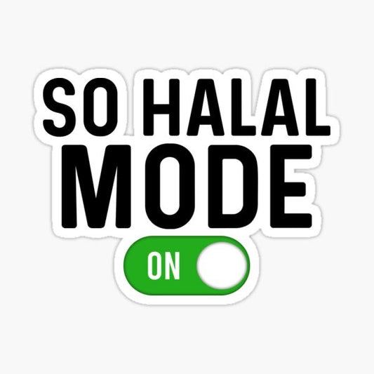 Halal mode ✅